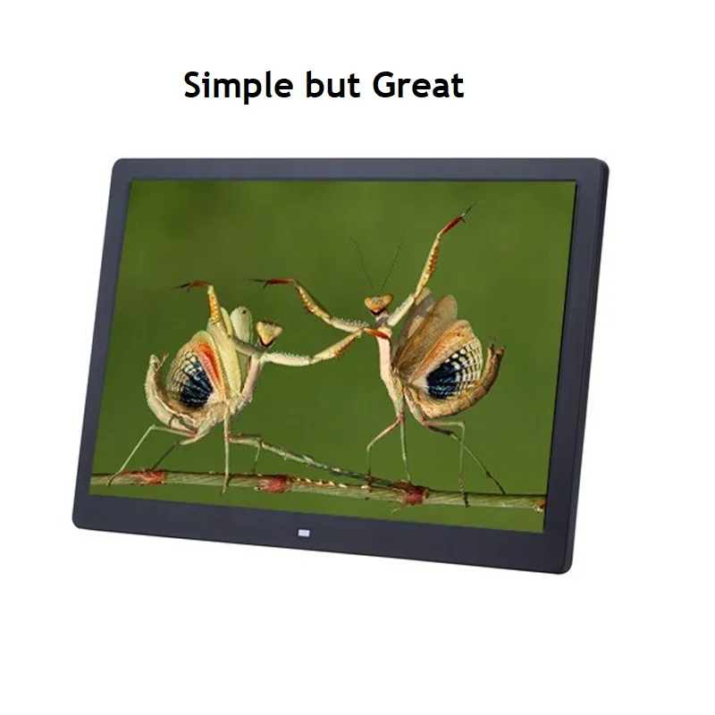 10/12/14/15 بوصة إطار صور رقمي مصعد الحائط الإعلان لاعب مشغل فيديو ألبوم إلكتروني زاوية عرض واسعة