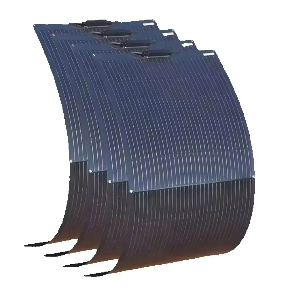 Image of 600w 450w 300w 150w flexibles Solarpanel 12V 24V Batterie ladesystem für Heimdach Wohnmobil boot Reise rv eu ru Lagers chiff