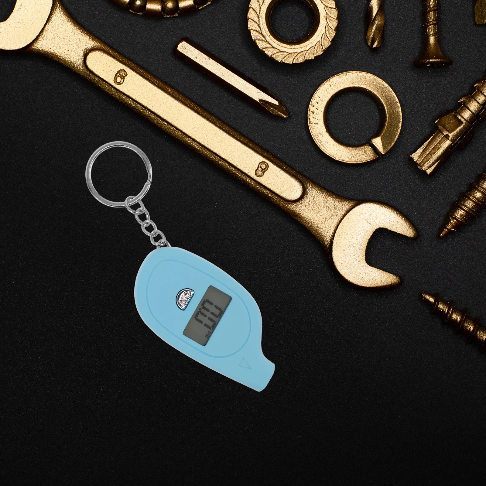 

Portable Digital Tire Pressure Gauge Keychain Size Accurate LCD Readout for Car Motorcycle Bicycle Tire Gauge Meter Tool