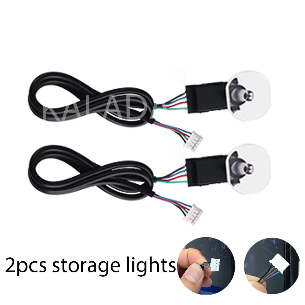 Dual Zone 64 Colors RGB LED Ambient light parts / 4 pins plug / 4 wires