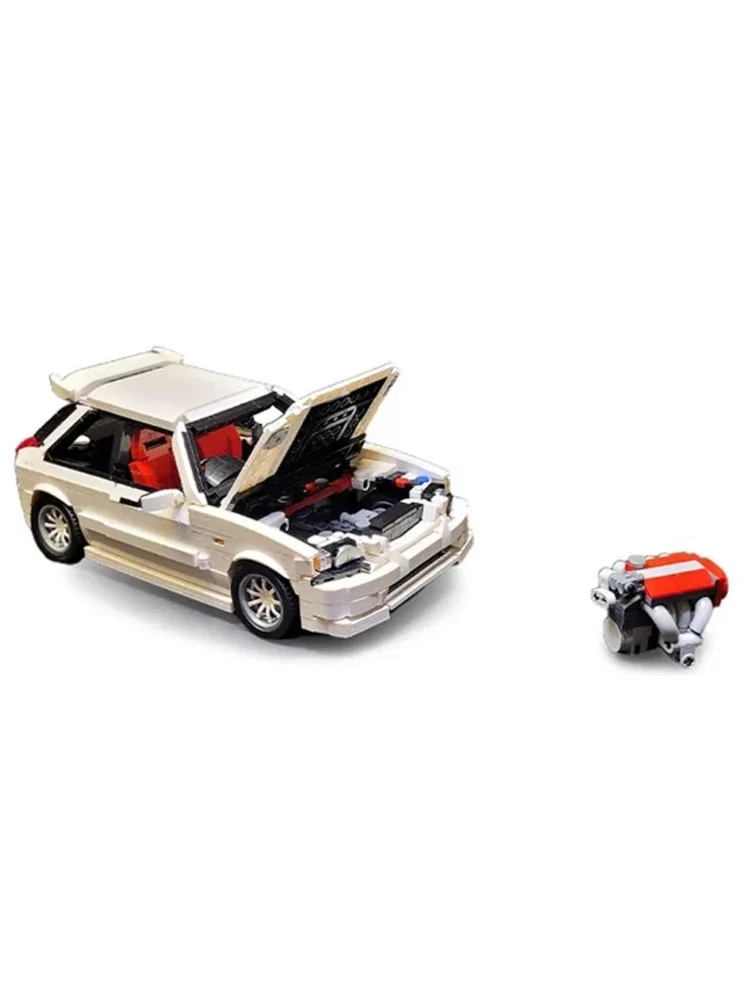 Brand New 90s Civic Type-R (EK9) MOC-152864 Racing Model Building Kit Building Blocks Self-locking Bricks Birthday Gift