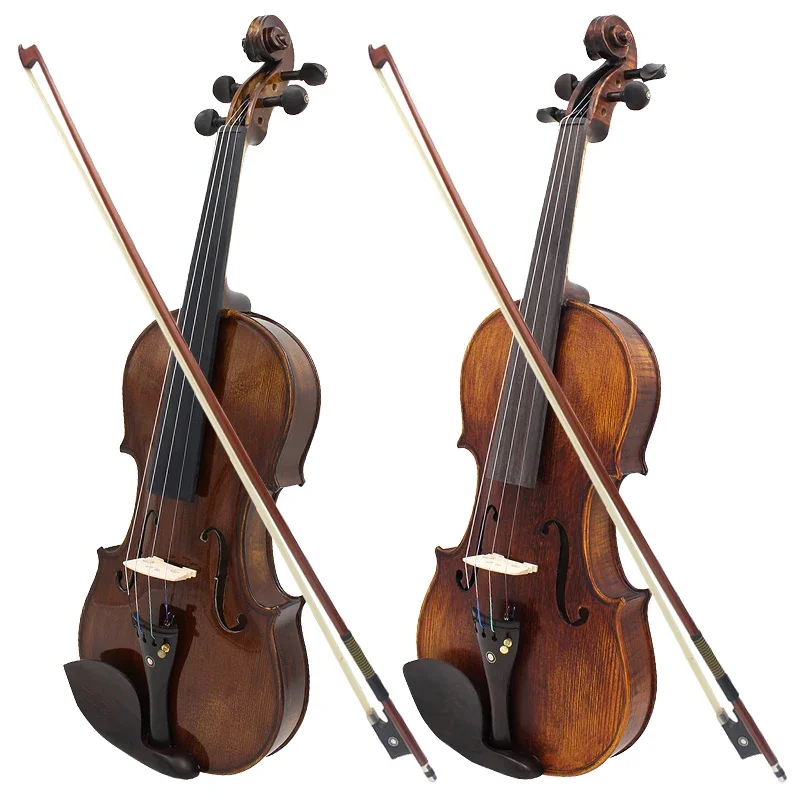 

IRIN 4/4 good quality old antique matte/bright handmade acoustic 44 violin from China Yiwu factory wholesale price