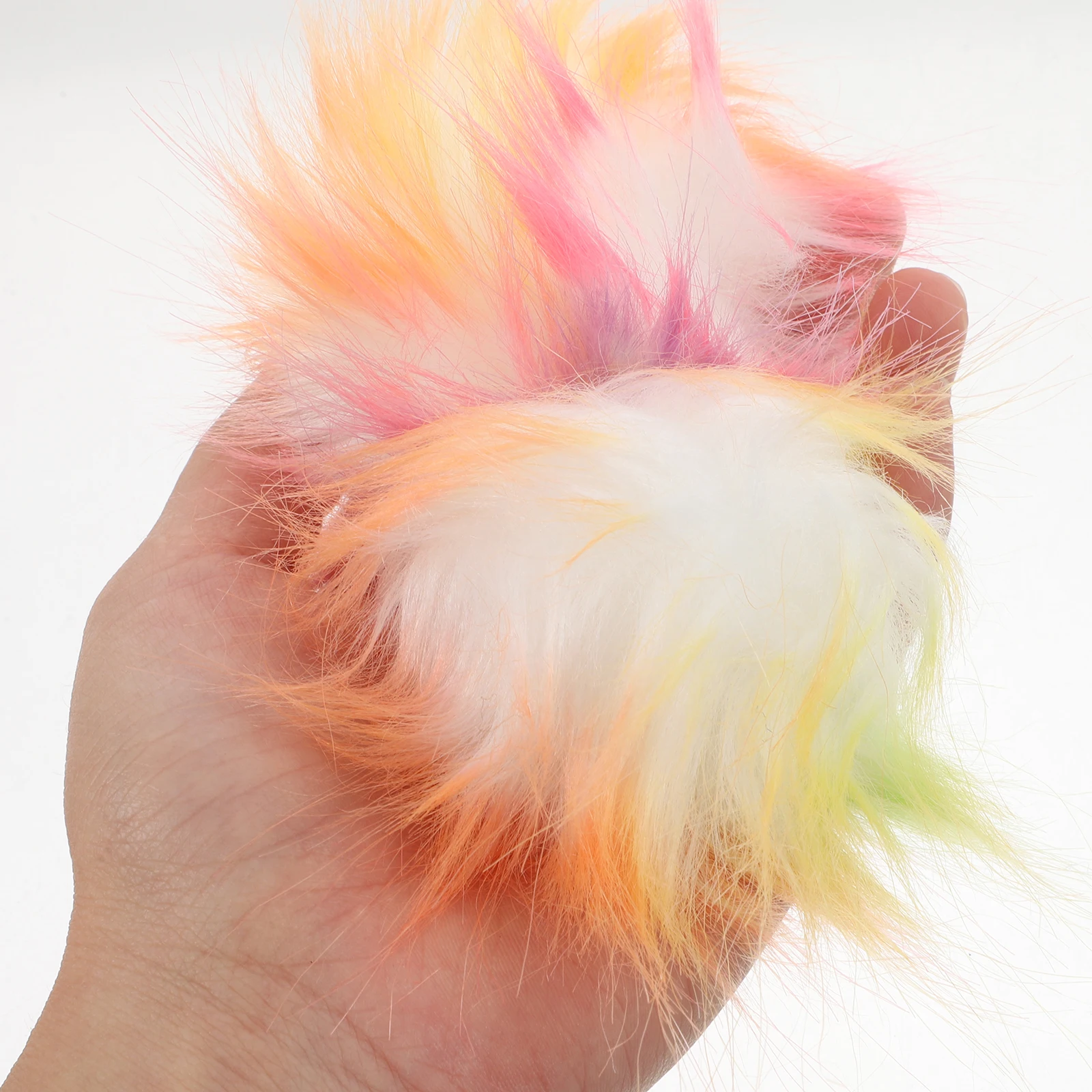 

16pcs Ball For Diy Hat Clothes 10Cm Cute Pompoms Sewing Craft Clothes Ball Accessories Elastic Rope Included