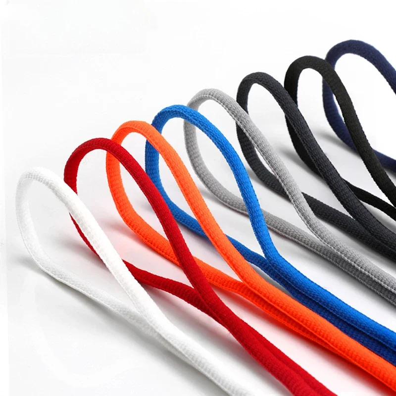 1 Pair Oval Sneakers Shoe Laces Half Round Athletic Shoelaces Classic Round Shoelace Adult Unisex Casual Boots Laces Shoestrings