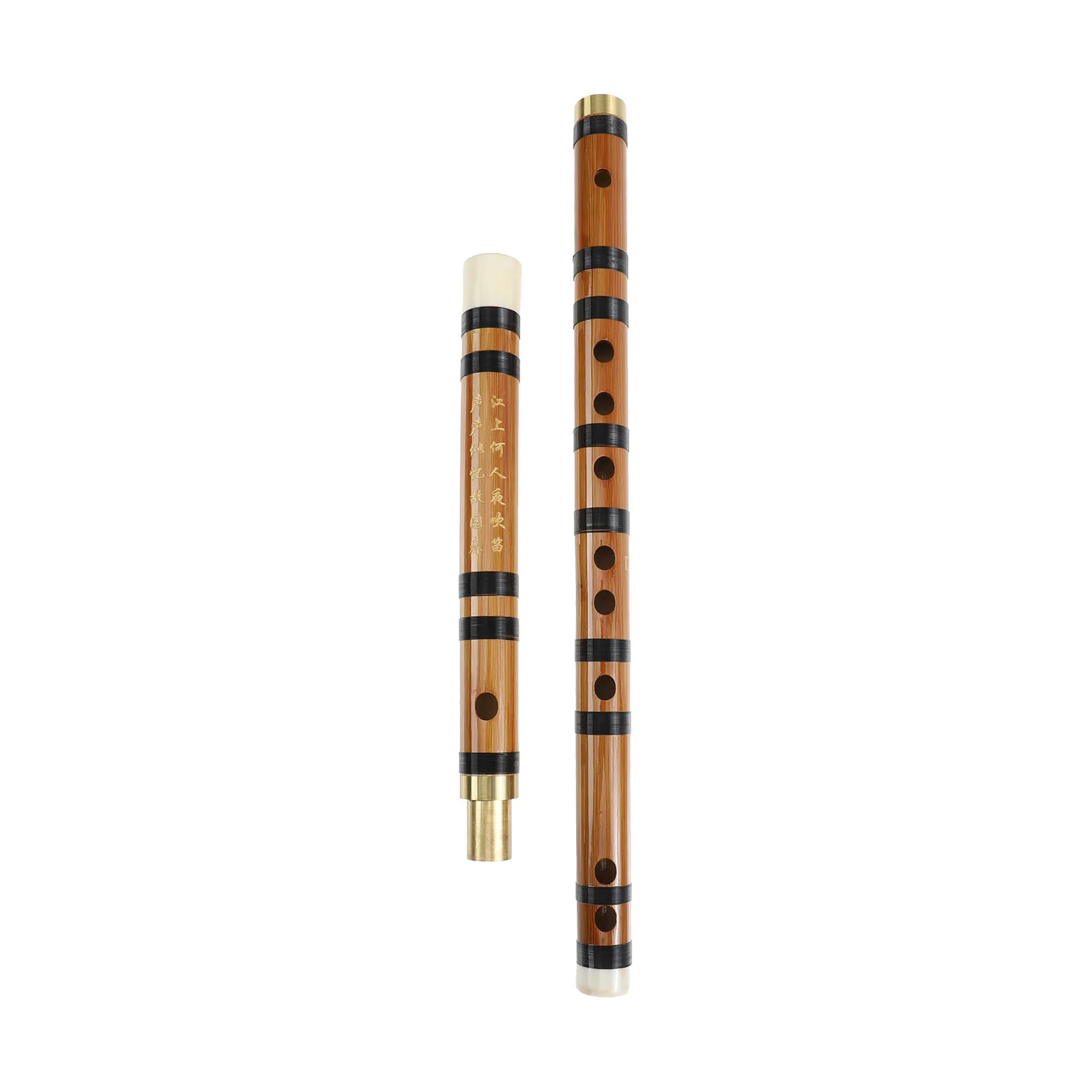 

Bamboo Flute Instrument Introductory Professional Detachable Small Size Practicing Flannel
