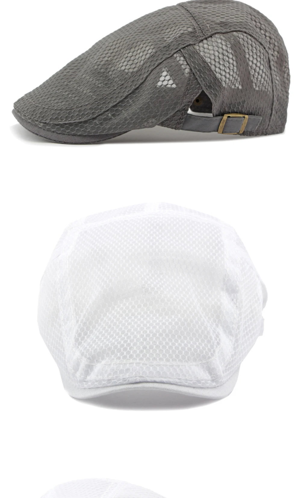 HT4822 Baskenmützen Frühling Sommer Mesh-Kappen für Herren Damen Retro Künstler Maler Baskenmütze Herren Damen Ivy Flat Cap Atmungsaktive Baskenmütze – Detail 6