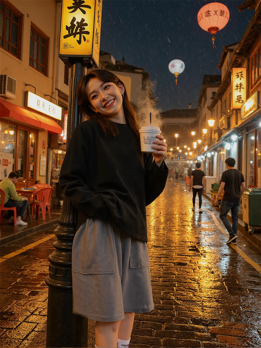 ワイドレッグ カップルズ ショーツ レディース バギーショーツ 韓国風 人気 スポーティ ランニング エラスティックウエスト 夏 ジム ファッション トレンド ガールズ ストリート