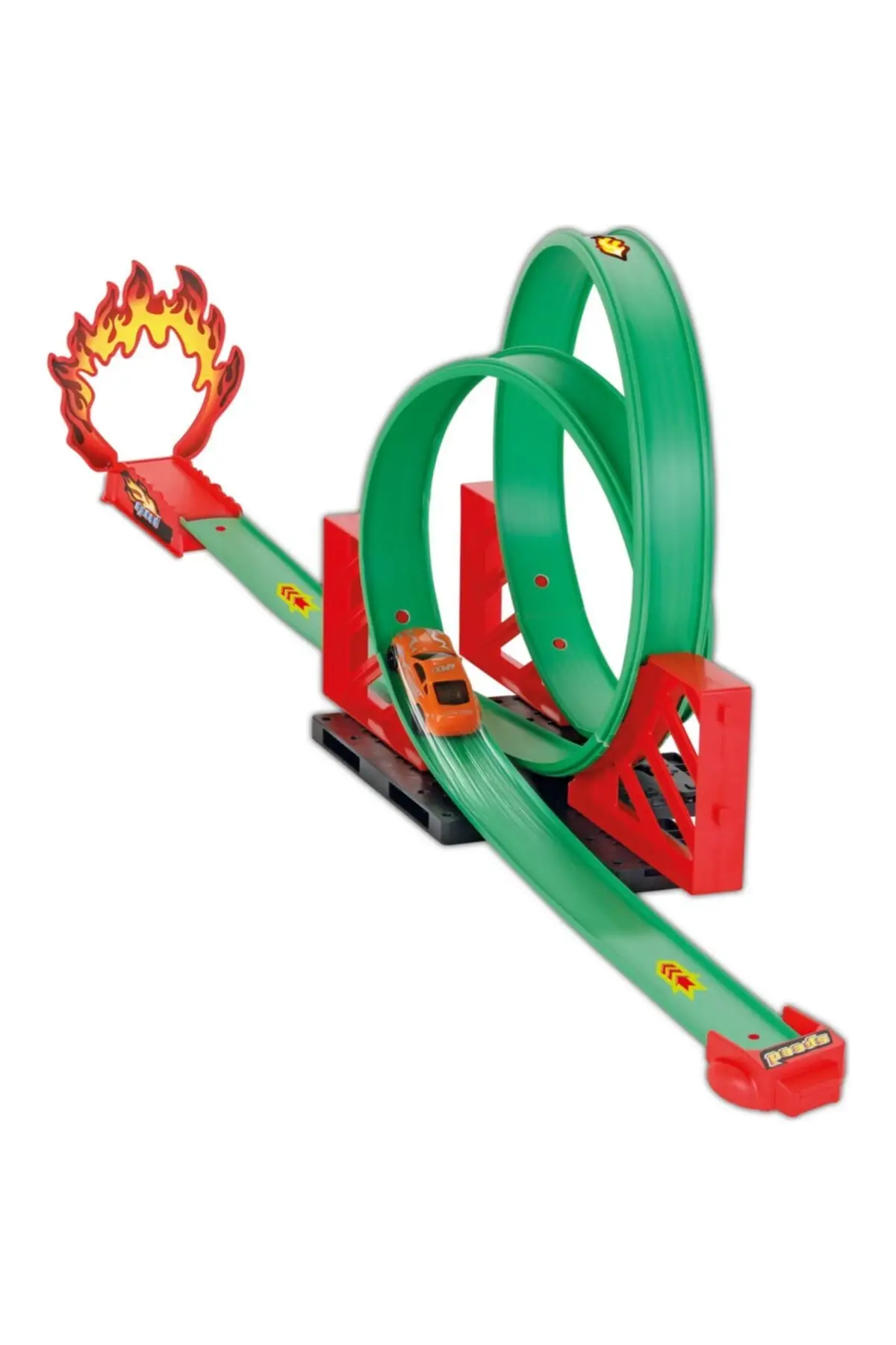 Rennen 360 auto racing gesetzt track