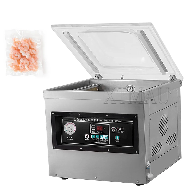 

Food Vacuum Packing Machine Commercial Chamber Vacuum Sealer DZ-400 Kitchen Meat Bag Packaging Food Saver Sealing Machine