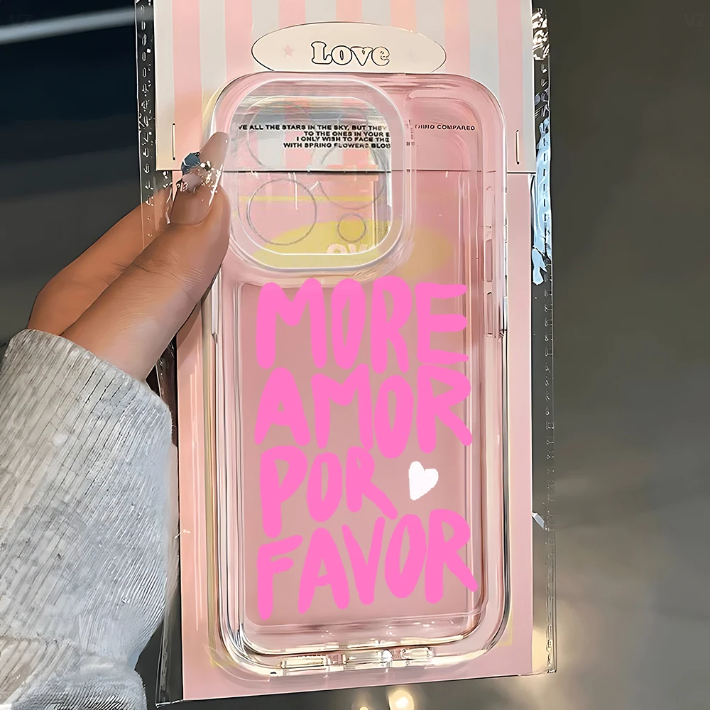 حافظة لهاتف آيفون 17 16 15 14 13 12 11 Pro Max XR 8 Air Plus غطاء خلفي شفاف