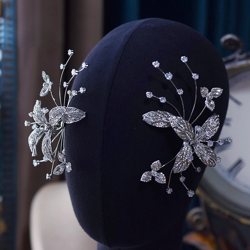 

Romantic Freshwater Pearl & Opal Bridal Barrette Hairband Elegant Tiaras Evening Headdress Wedding Hair Accessory