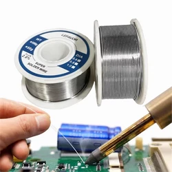 50g Soldering Tin Wire 0.8 1.0mm Small Coil Electrolytic Soldering Wire Welding with Flux Roll Rosin Core Solder Soldering Wire