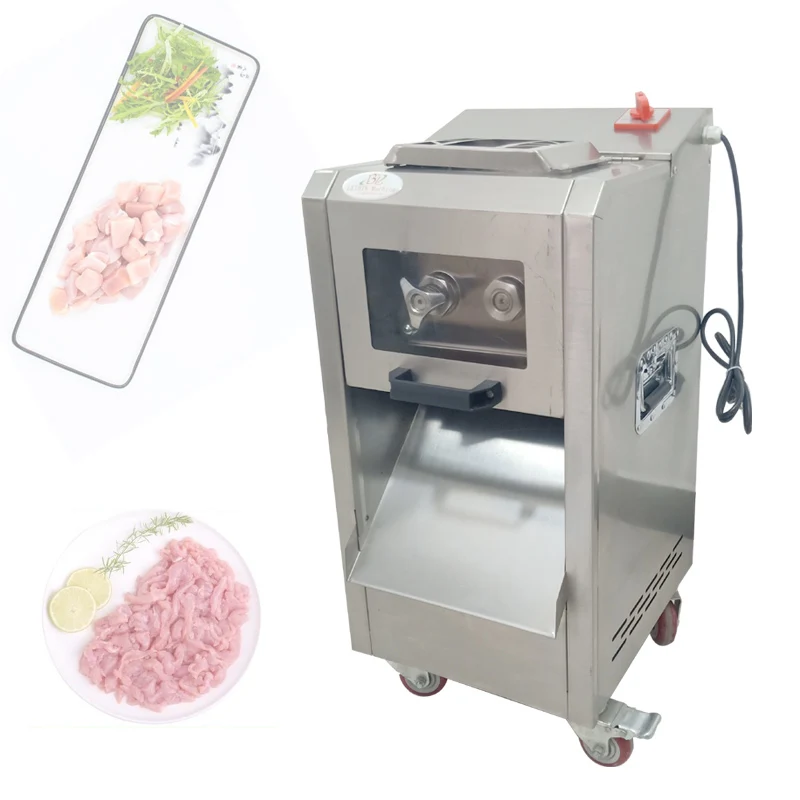 

Commercial Stainless Steel Meat Slicer Automatic Household Pork Meat Strip Dicing Machine