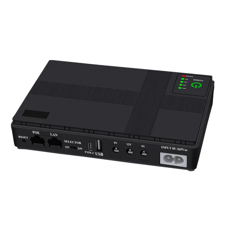 20,000 mAh DC DC backup MINI UPS uninterruptible power supply router light cat camera mobile power supply