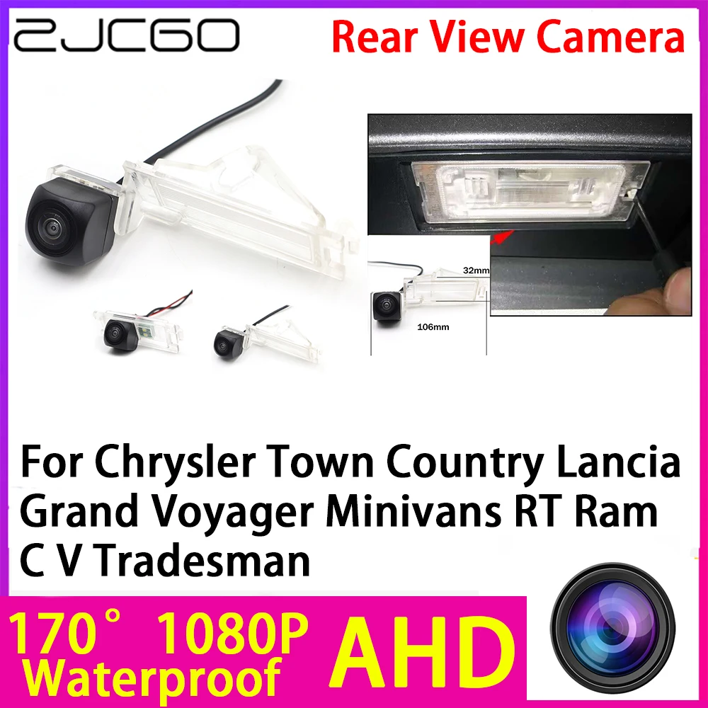 

AHD 1080P камера заднего вида с ночным видением для Chrysler Town Country Lancia Grand Voyager Minivans RT Ram C V Tradesman