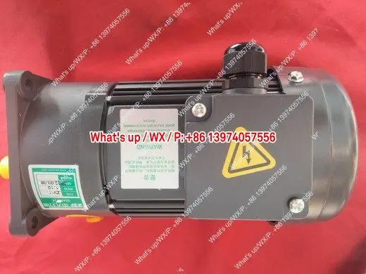 Medium and large motor box horizontal vertical small gear reduction single three-phase shaft diameter 18 brake ZD200-S