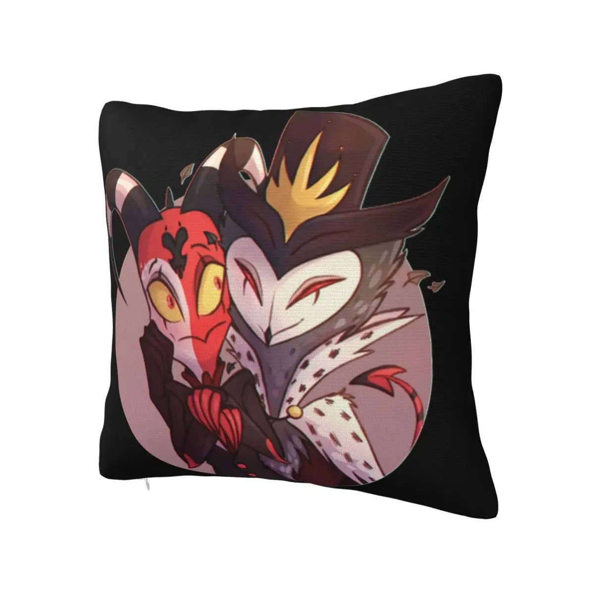 Helluva Boss Blitzo Blitzo Stolas Pillowcase Printed Polyester Cushion Cover Gift Animation Pillow Case Cover Wholesale 45*45cm