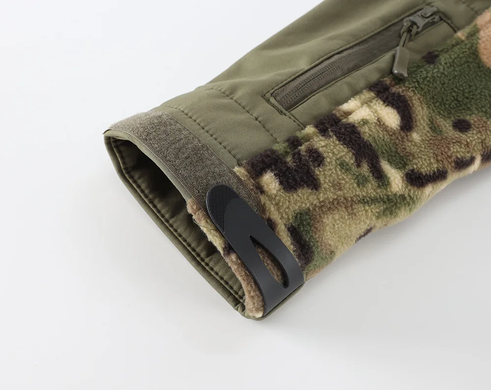 Winter Herren Outdoor Camouflage Jacke Set taktische Kapuzenjacke Winter warme Jacke Innenschicht Herren Winteranzug Herren Set – Detail 16