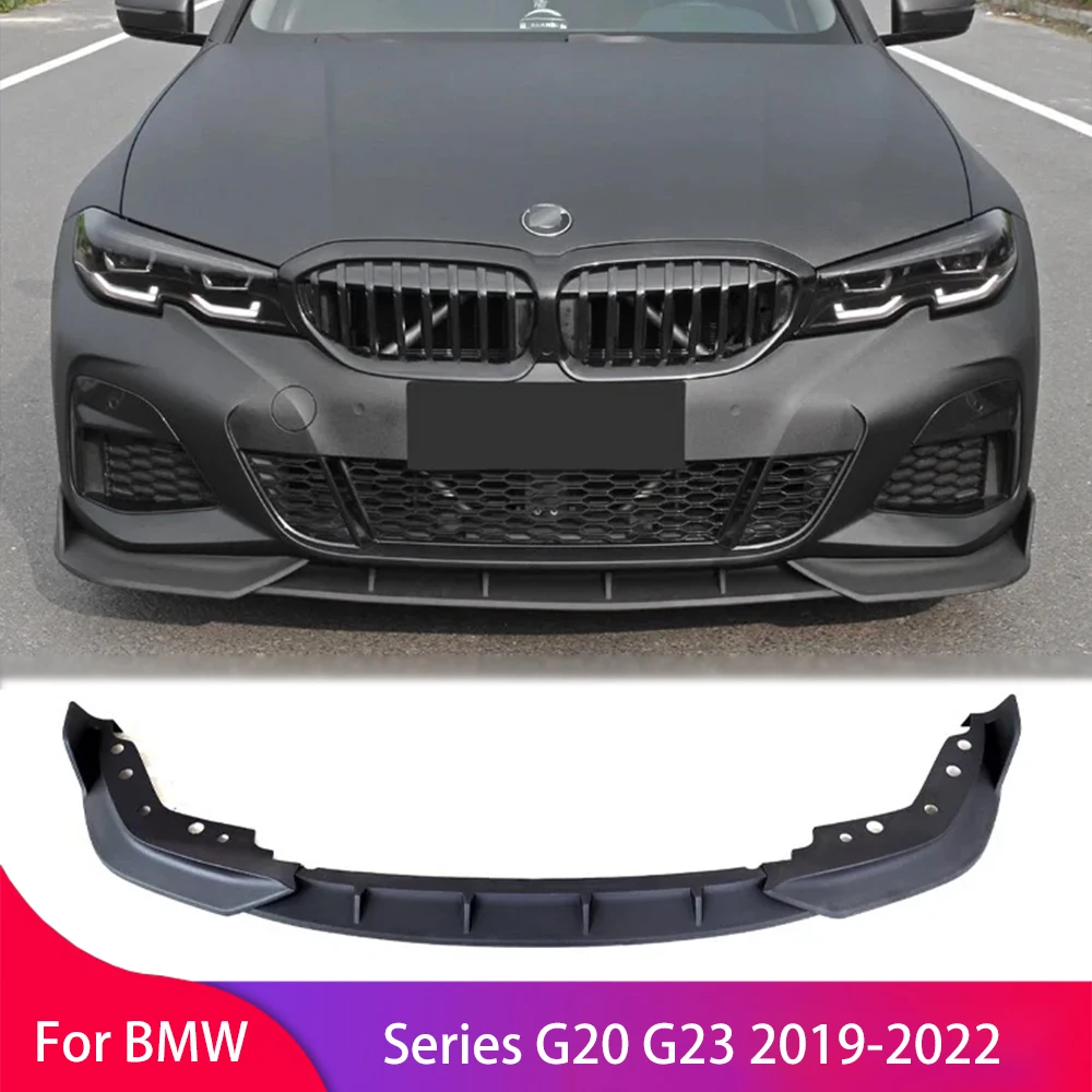 

Разветвитель для переднего бампера для BMW 3 серии G20 G23 2019-2022, диффузор, спойлер, защитная крышка, комплект для отделки тела, передняя губа, объемный