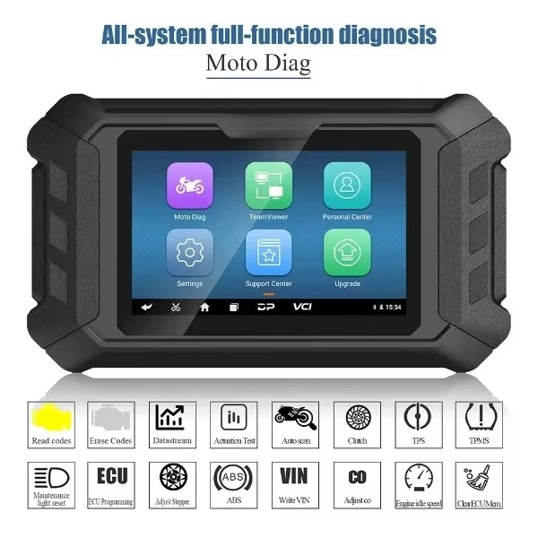 Professional STAR MS50 Motorcycle Scanner Motorbike Diagnostic Key Programming and ECU Remap Tool 1 Year Free Update Online