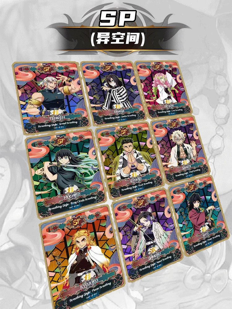 Demon Slayer Cards Kimetsu No Yaiba Wave 7 Collection Cards Booster Box Full Case for Trading Card Game Wholesale
