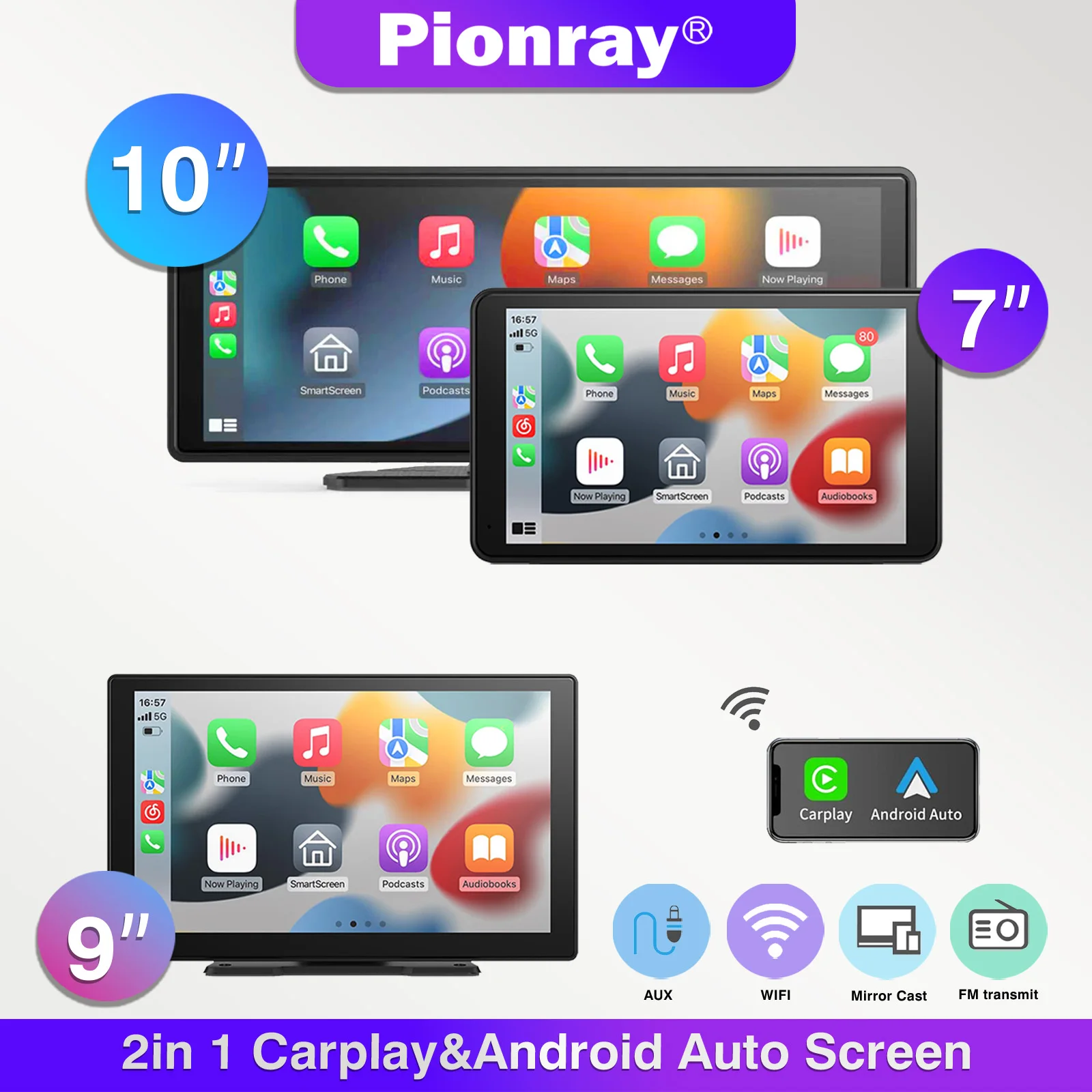 Carplay Screen for Car, 10