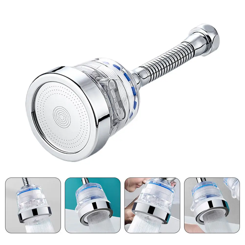 Copper Kitchen & Bathroom Faucet Water Filter Tap Sprayer Extender – Rust-Resistant Electroplated Plastic