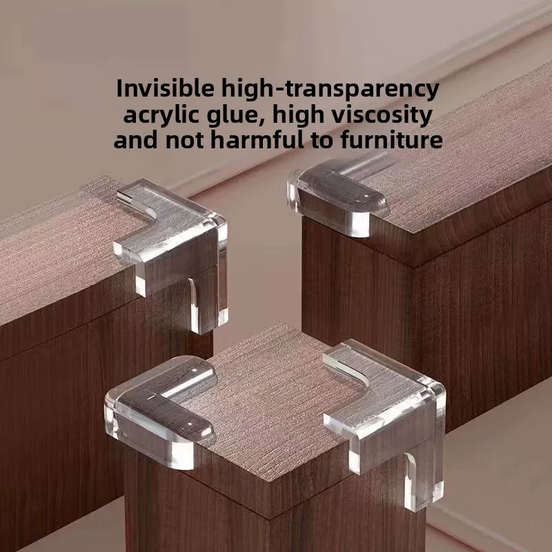 8Pcs Children Baby Safety Silicone Protector Table Corner Edge Protection Cover Children Anticollision Edge Guards