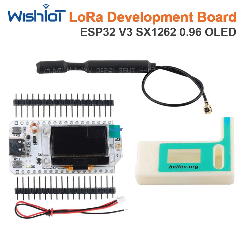 Heltec LoRa 32 V4 SX1262 ESP32 Board 0.96 OLED Display 2dBi 5dBi Antenna 868MHz 915MHz Wireless Node Kit for Arduino