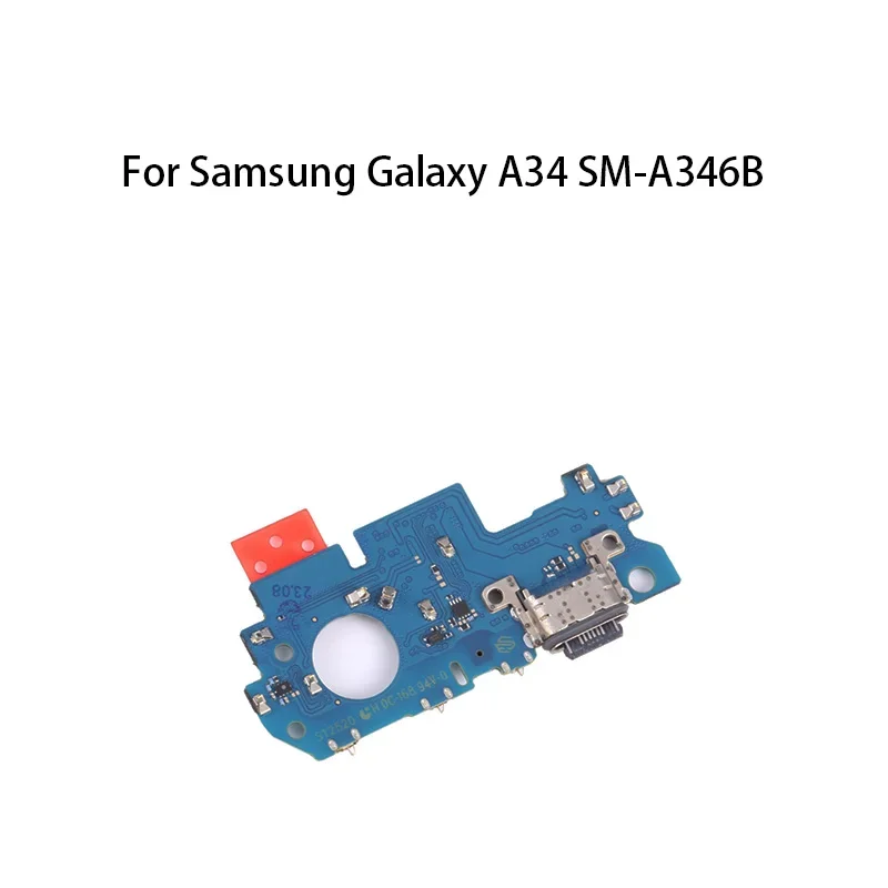 USB Charge Port Jack Dock Connector Charging Board Flex Cable For Samsung Galaxy A34 SM-A346B