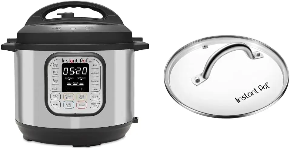 

Pot IP-60 7-in-1 Multi-Functional Pressure Cooker, 6Qt/1000W with Pot Tempered Glass Lid