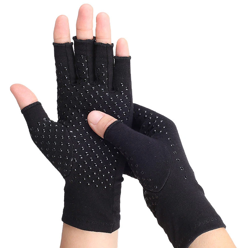 

1 Pair Compression Arthritis Gloves Wrist Support Cotton Joint Pain Relief Hand Brace Women Men Therapy Wristband