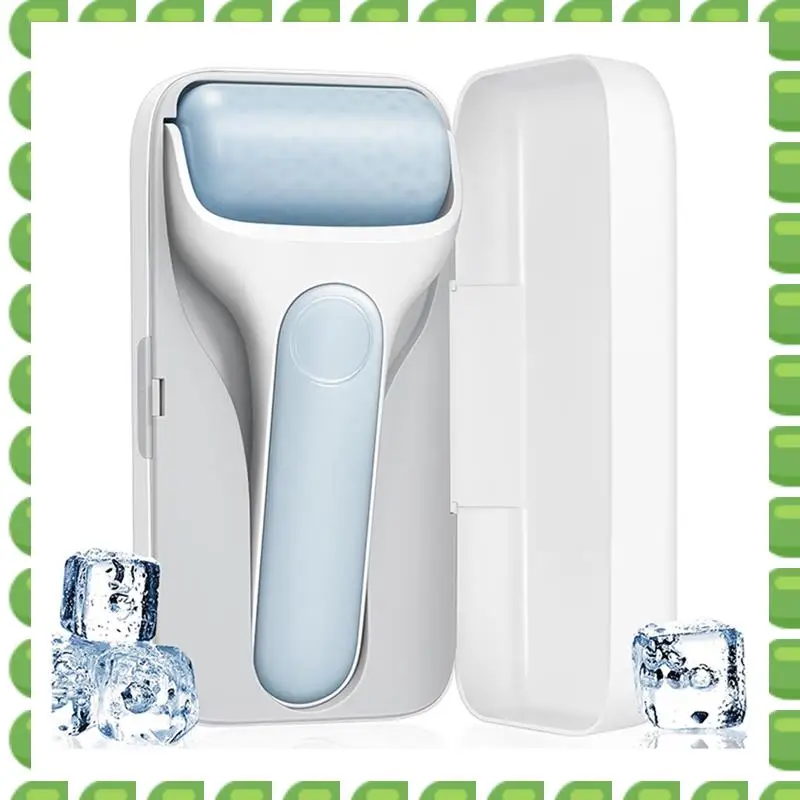 A04V verkoelende ijsroller voor gezichtsverjonging, gezichtsmassageapparaat voor wallen en donkere kringen, voor zelfzorg voor vrouwen