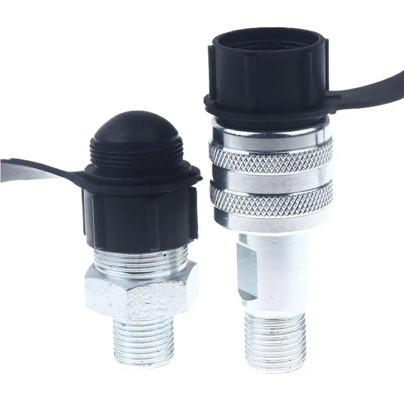 1PC M16*1.5 Thread ZG3/8 Hydraulic Quick Coupler Hydraulic Tools Accessories Hydraulic Quick Couplings Set
