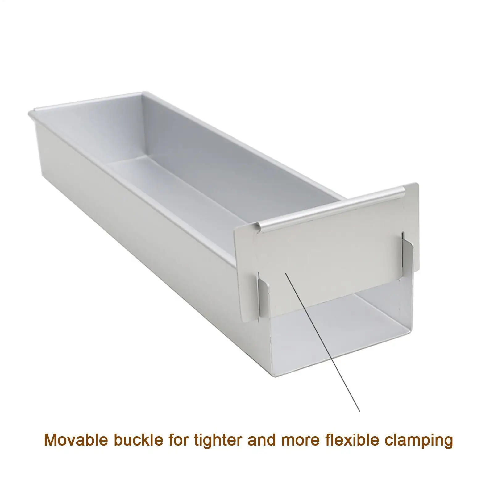 تيراميسو الكعك عموم الفولاذ المقاوم للصدأ مستطيل كعكة عموم الخبز قالب الجبن عموم لعيد ميلاد كعكة كعكة الخبز تيراميسو #3