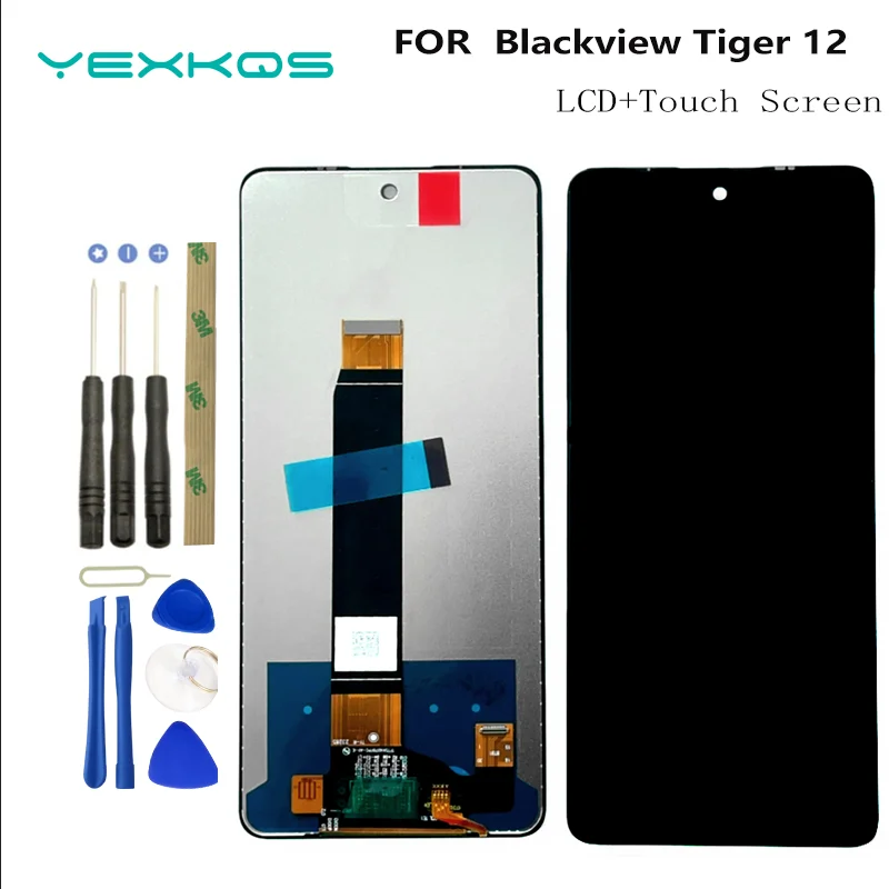 6.78\'\'Original Tested For Blackview Tiger 12 LCD Display Touch Screen Digitizer Assembly Repair For Blackview Shark 8 Lcd Sensor