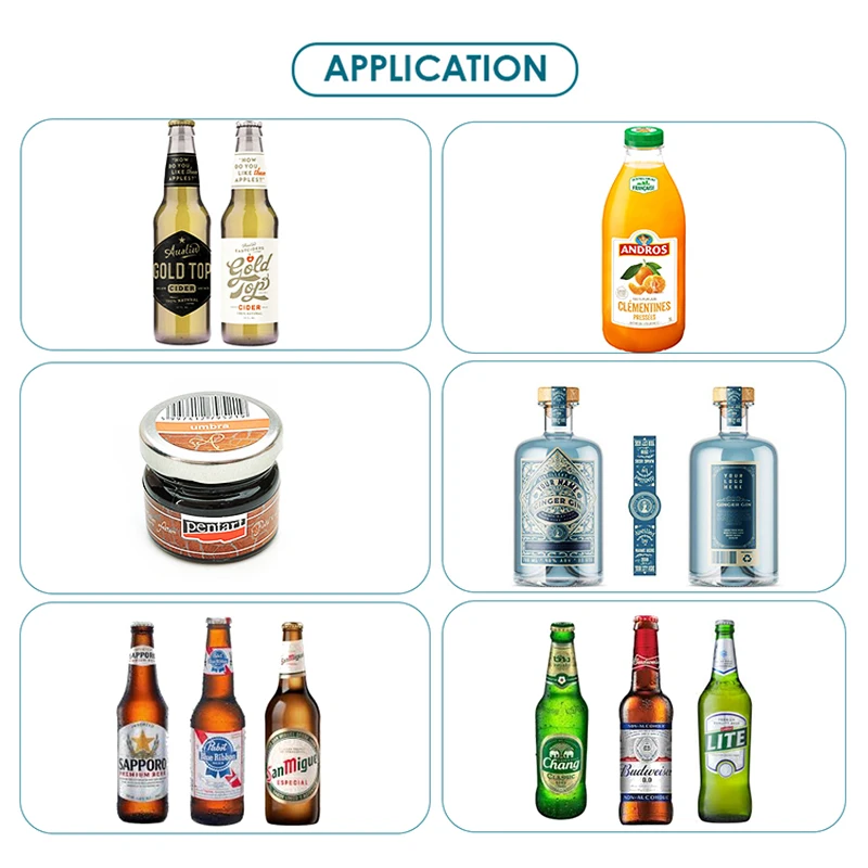 YM525 Automatic Double Head Round Bottle Labeling Machine Plastic and Glass Bottle Label Sticker Machine With CE Certification