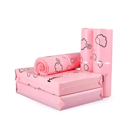 17x3 0cm/25x35cm rosa poli mailers bonito urso impressão correio envelope olá plástico expresso sacos de embalagem roupas mailing sacos 10 pces