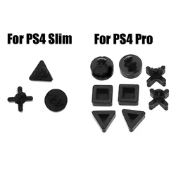3/8Pcs Silicon Bottom Rubber Feet Pads Cover Cap Set For Sony PS4 Pro / PS4 Slim Console Housing Case Anti-slip Feet Cover