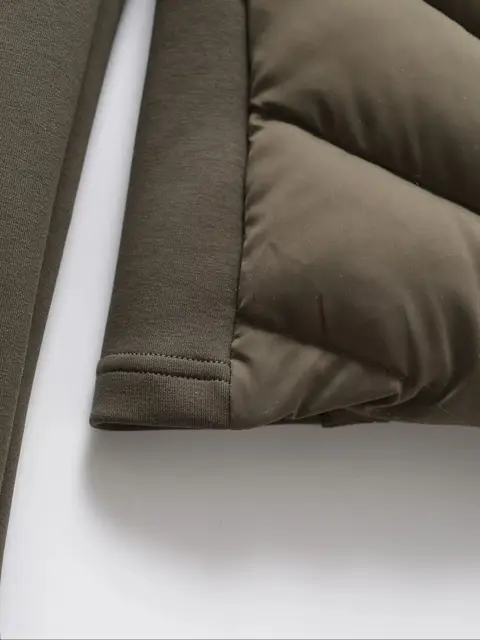 2026 Autumn Winter Women's Elegant Patchwork Hooded Air Cotton Jackets Lady Fashion Army Green Warm Slim Fit Sports Parkas Coats 5 2026 Autumn Winter Women's Elegant Patchwork Hooded Air Cotton Jackets Lady Fashion Army Green Warm Slim Fit Sports Parkas Coats 5