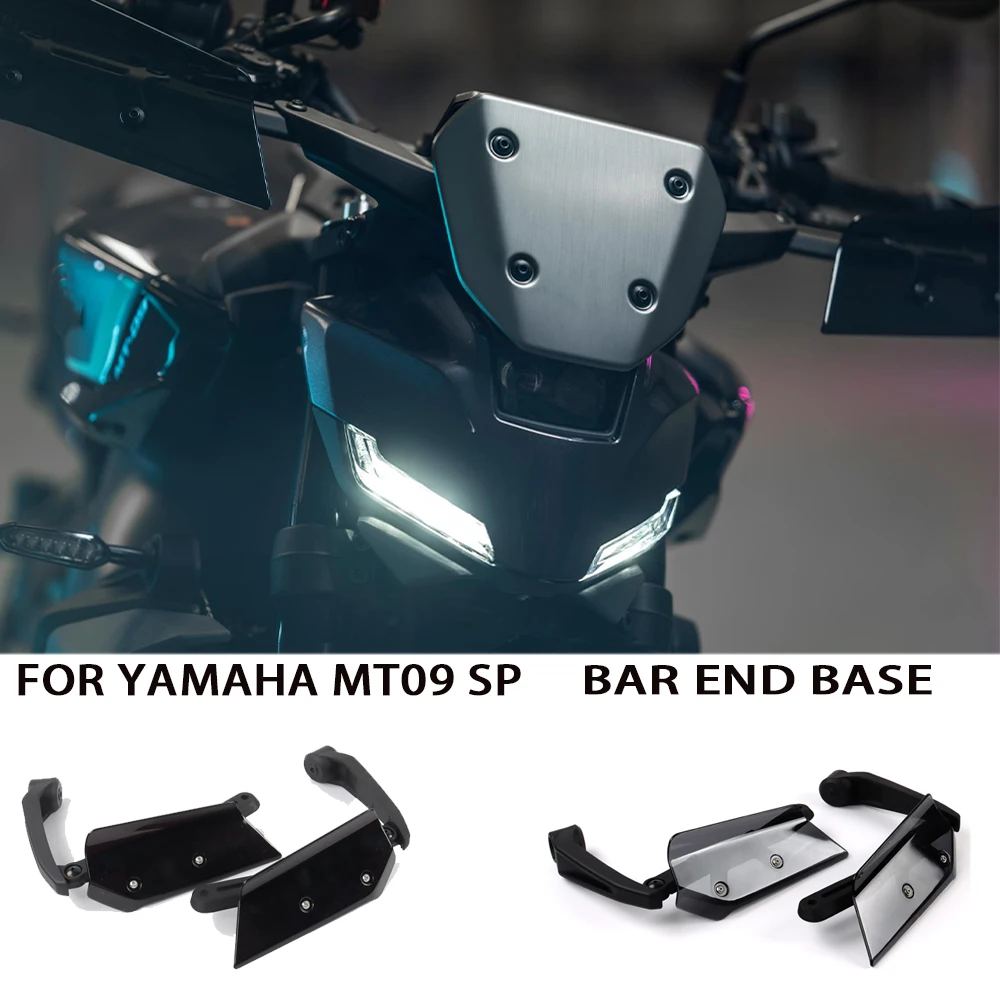 

for YAMAHA MT09 SP MT-09 Accessories Bar End Base MT 09 Knuckle Deflectors MT-09 SP Hand Guards Motorcycle Handguard Protector