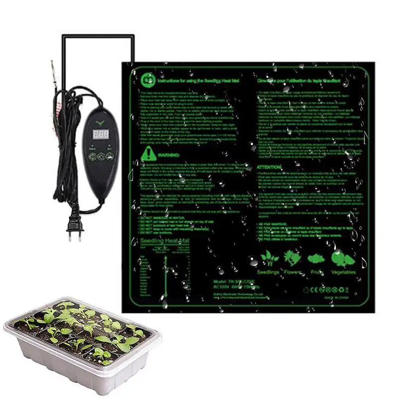 

Plant Heating Mat Six-Speed Thermostat Timed Nurturing Heating Mat Plant Heating Pad For Indoor Home Gardening Seed Starter