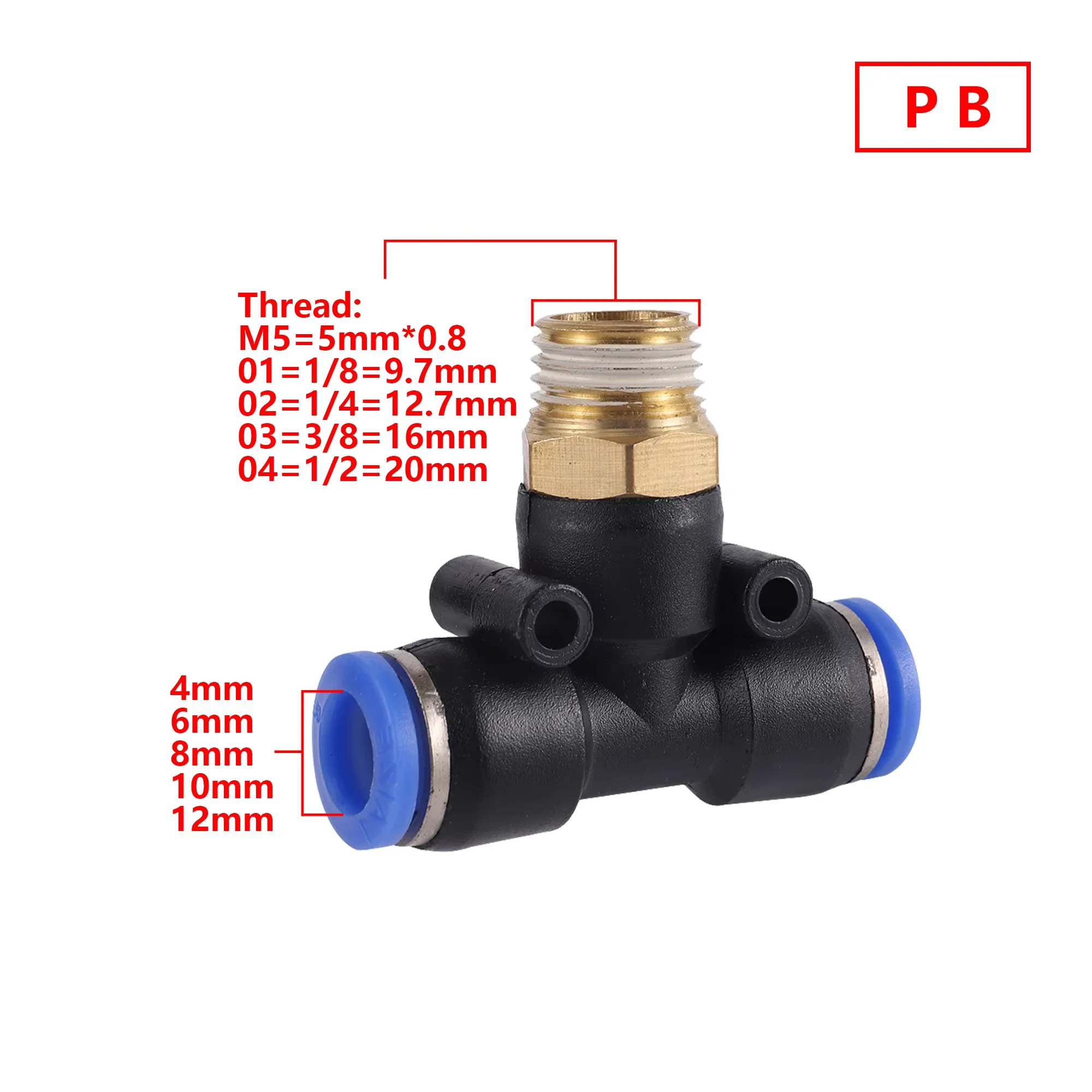 PNEUMATIC FITTING ท่อเชื่อมต่อท่อพลาสติก Joint Compressor Push-in QUICK RELEASE ท่อสําหรับ 4 มม.6 มม.8 มม.10 มม.12 มม.Pu Py