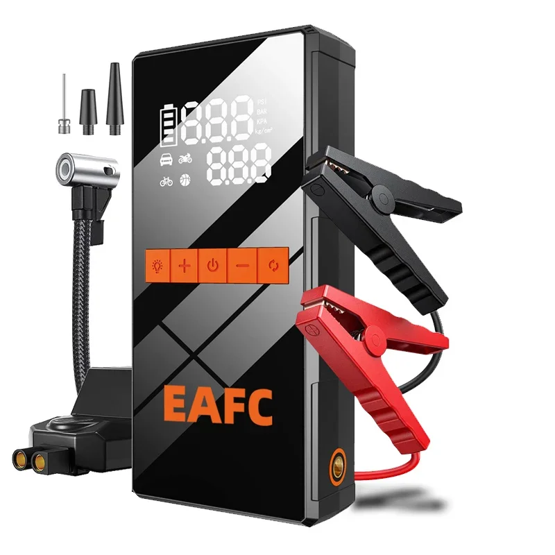 5000A Auto-Starthilfe Powerbank Tragbare 150PSI Luftpumpe Auto-Batterie Notfall-Booster Startvorrichtung Auto-Starter 2025