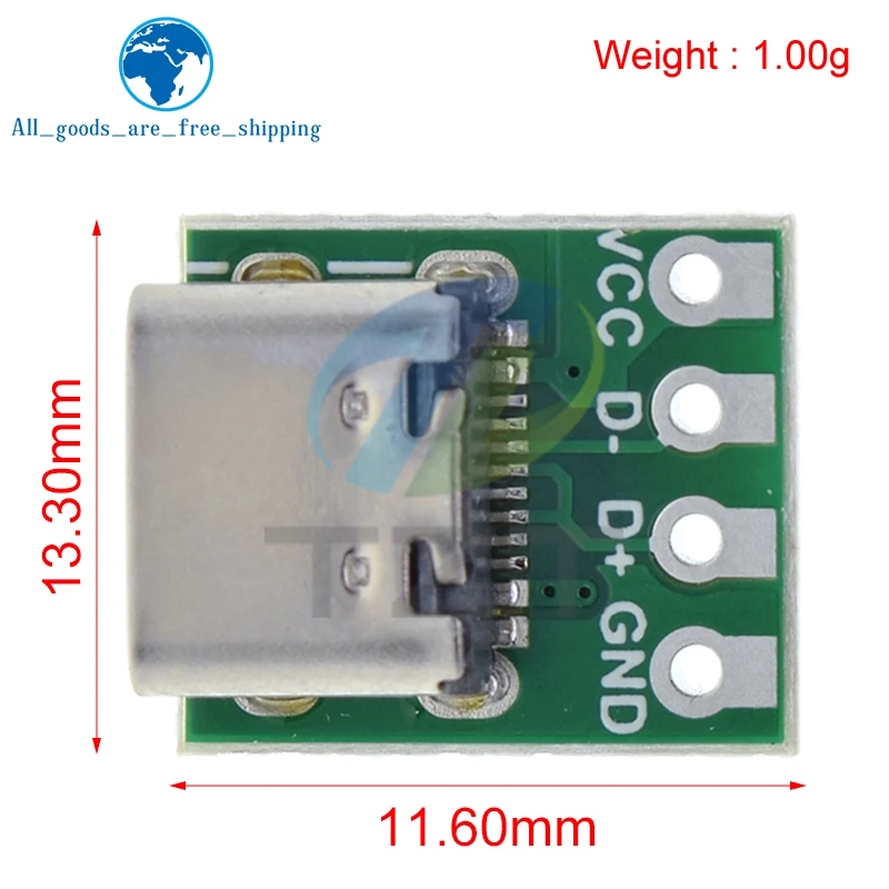 10/5/1Pcs USB 3.1 Type C Connector 16 Pin Test PCB Board Adapter 16P Connector Socket For Data Line Wire Cable Transfer