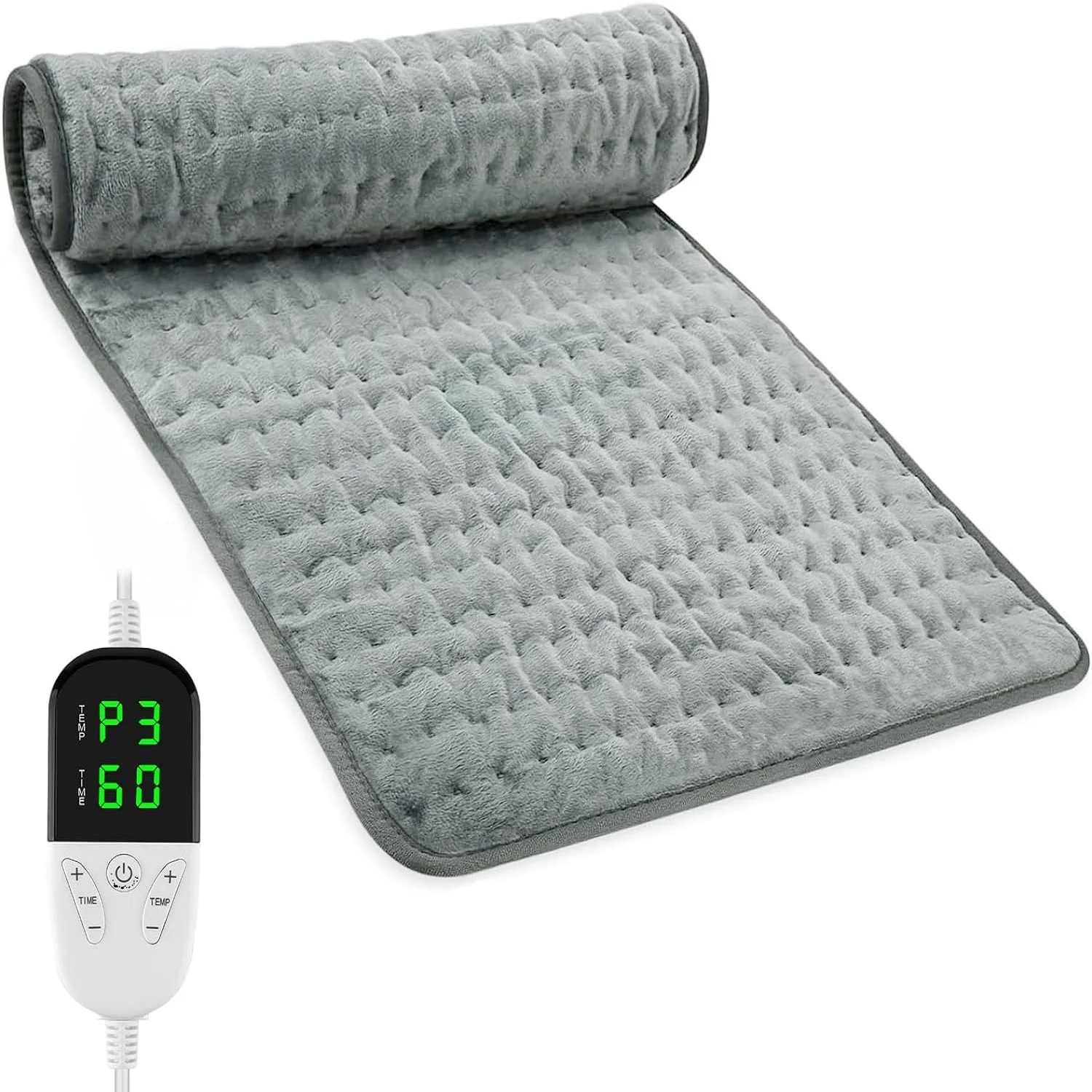 

45*85cm Extra-Large Heating Pad - Rapid Heat Up, 6-Speed AdjustableTemperature, 4-Speed Timer Control