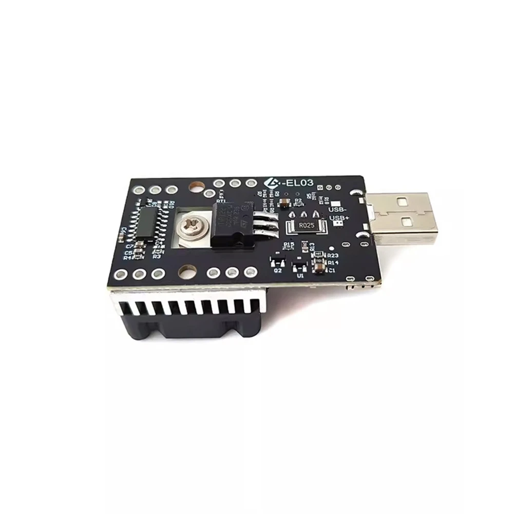 Battery Discharge Device Constant Current Tester Intelligent Fan Regulation Dual Interface Discharge Module 30mm Wide