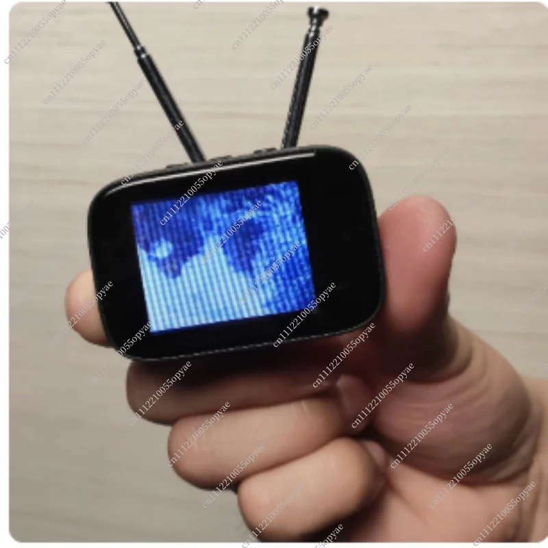 Mini Dollhouse TV Miniature Display Screen Toy Small TV Model Props Dollhouse Scene Decoration LCD Simulation Screen Ornament