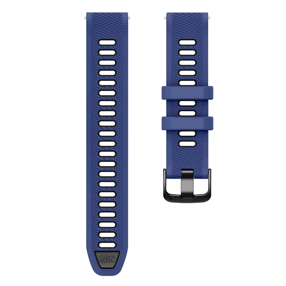 Universelles 22-mm-Sport-Silikonarmband für Garmin Forerunner 265 255 Musikband für Vivoactive 4/Venu 4 45 mm Armband-Uhrenarmband – Detail 7