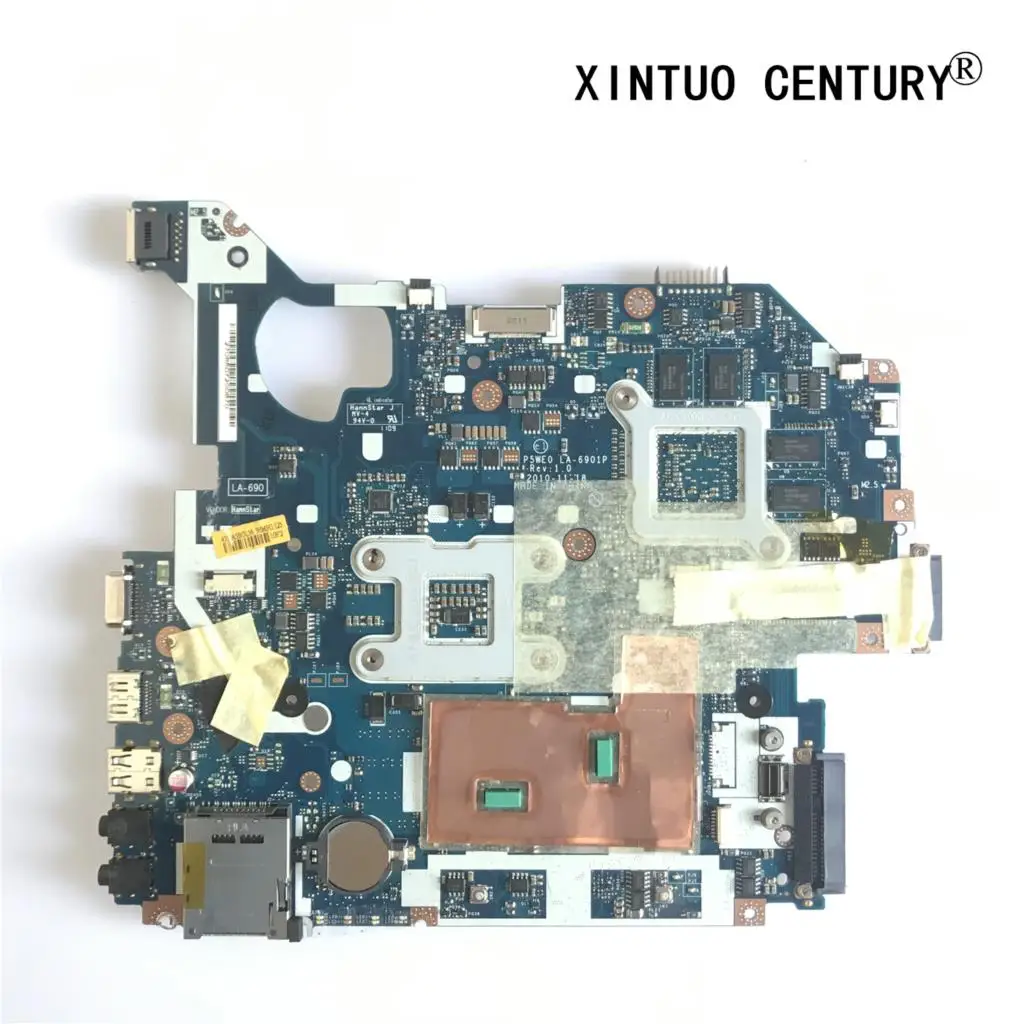 MBRCF02002 For Acer Aspire 5750 5750G   Motherboard P5WE0 LA-6901P Mainboard HM65 DDR3 w/ GT540M N12P 100% tested working